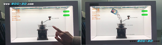 冰屏透明触摸屏,透明屏广告机
